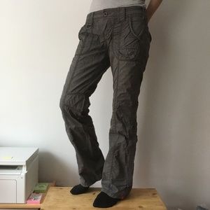 Esprit low rise flare convertible pants 2000's